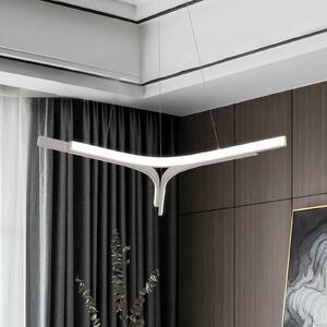 Viokef Lampa wisząca Alta, chromowy / srebrny, salon / jadalnia, aluminium, nowoczesny