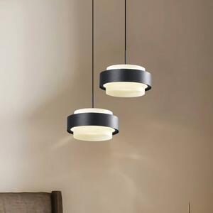 Viokef Lampa wisząca Donal, czarny, salon / jadalnia, aluminium, nowoczesny