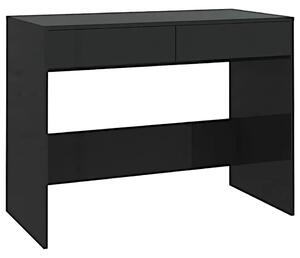 Czarne biurko z szufladami E8-C38