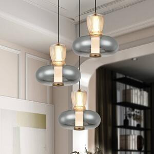 Viokef Lampa wisząca Sire, aluminiowy / szary / cynkowy, salon / jadalnia, metal