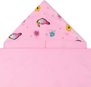 Ręcznik z kapturem SPOKEY Tucan 70 x 175 cm Różowy