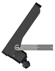 Theben LED-Außenwandstrahler theLeda B100 dual, czarny, czarny, aluminium