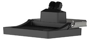 Theben LED-Außenwandstrahler theLeda B30 dual, czarny, IP65, czarny, aluminium