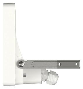 Theben LED-Außenwandstrahler theLeda B30 dual, biały, IP65, biały / opal, aluminium