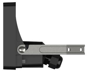 Theben LED-Außenwandstrahler theLeda B20 dual, czarny, IP65, czarny, aluminium