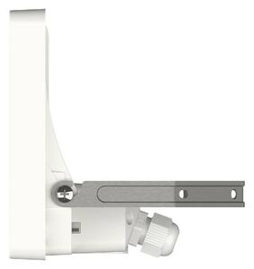 Theben LED-Außenwandstrahler theLeda B50 dual, biały, IP65, biały / opal, aluminium