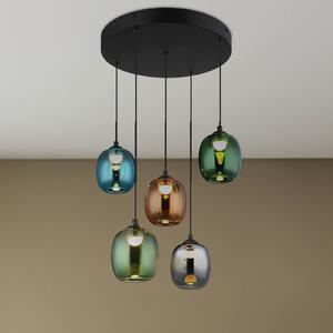 Globo Lampa wisząca Minara, możliwość ściemniania, multikolor, salon / jadalnia, metal, nowoczesny