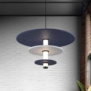 Viokef Lampa wisząca Azul, aluminiowy / szary / cynkowy, salon / jadalnia, tworzywo sztuczne