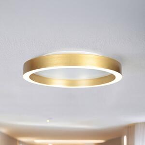 Steinhauer Lampa sufitowa LED Ringlux, możliwość ściemniania, mosiężny / złoty, salon / jadalnia, metal, nowoczesny