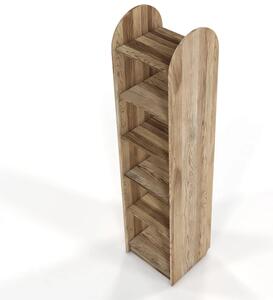 Regał drewniany dębowy Visby KLIPPEN / szerokość 40 cm, olej retro