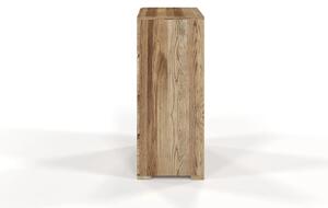 Drewniana komoda dębowa Visby Sandemo 4S80 / szer. 80 cm, olej retro