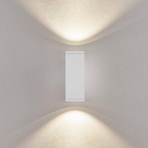 Deko-Light Kinkiet zewnętrzny LED ShoreLine Pro Square, możliwość ściemniania, biały / opal, aluminium, nowoczesny