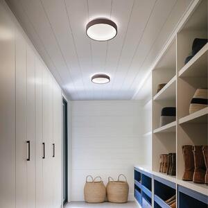 Linea Light Kinkiet LED Iside, możliwość ściemniania, brązowy / rdzawy, salon / jadalnia, metal, nowoczesny