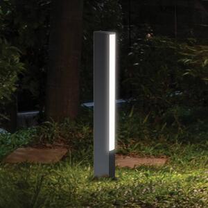 Viokef Lampa ogrodowa stojąca Lir, czarny, aluminium, nowoczesny