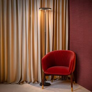 Lucide Lampa stojąca LED Celeste, możliwość ściemniania, czarny, salon / jadalnia, metal, nowoczesny