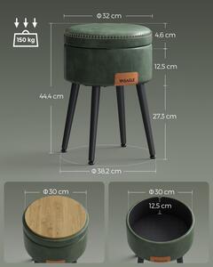 Wielofunkcyjny stolik / pufa leśna zieleń