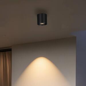 LCD Lampa sufitowa zewnętrzna LED 5172, grafitowa, 9 cm, metal, IP54 CCT 5172, czarny, aluminium, nowoczesny