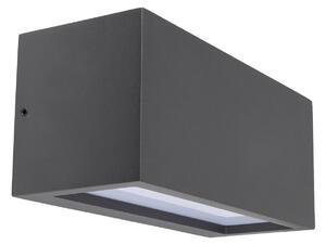 Deko-Light Kinkiet zewnętrzny Rilongo, możliwość ściemniania, czarny, aluminium, nowoczesny