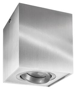 Deko-Light Reflektor sufitowy Bengala, kątowy, srebrny, aluminium, GU10, obrotowy możliwość ściemniania, aluminiowy / szary / cynkowy, salon / jadalnia, aluminium, nowoczesny