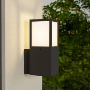 Deko-Light Kinkiet zewnętrzny Facado 2 Square, możliwość ściemniania, czarny, aluminium, nowoczesny