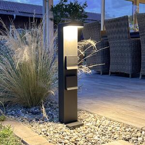 Deko-Light Lampa ogrodowa stojąca Lerna, czarny, aluminium, nowoczesny