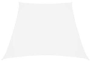 Trapezowy żagiel ogrodowy, tkanina Oxford, 3/5x4 m, biały