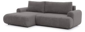 Narożnik z funkcją spania Lotulis Mini lewostronny - szara dzianina Freya 210-22 - Limitowana oferta