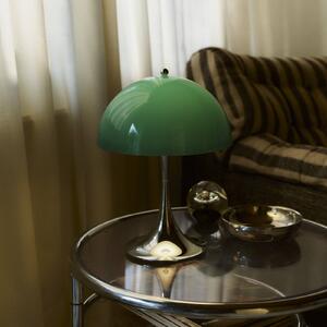 Louis Poulsen Panthella 250 Portable Original, opalowo-zielona 250, możliwość ściemniania, zielony, salon / jadalnia, tworzywo sztuczne, design