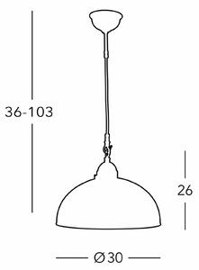 Austrolux Lampa wisząca szklana Nonna, możliwość ściemniania, biały / opal, salon / jadalnia, szkło, dworkowy / rustykalny