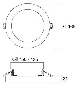 Sylvania Lampa sufitowa LED START 5in1, możliwość ściemniania, biały / opal, przedpokój, tworzywo sztuczne