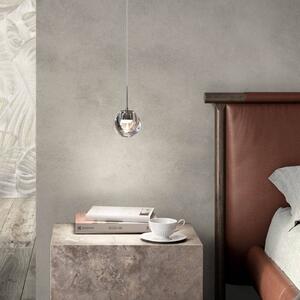 Kdln Lampa wisząca Dew, możliwość ściemniania, chromowy / srebrny, kuchnia, szkło, design