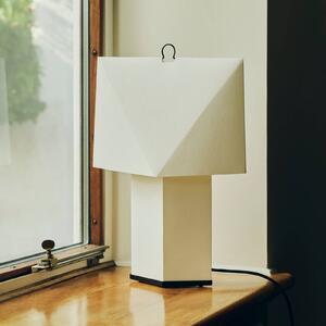 HAY Lampa stołowa Aplat, biały / opal, salon / jadalnia, papier / lunolit / lunopal, nowoczesny