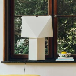 HAY Lampa stołowa Aplat, biały / opal, salon / jadalnia, papier / lunolit / lunopal, nowoczesny