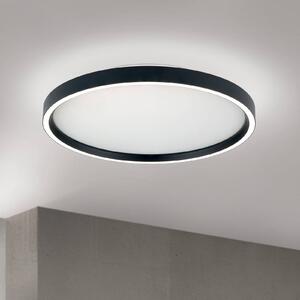 ORION Lampa sufitowa MASCA, możliwość ściemniania, czarny, salon / jadalnia, aluminium, nowoczesny