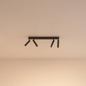 Wever & Ducré Lighting WEVER DUCRÉ Reflektor sufitowy LED Match 4.0 czarny 2700 K 4.0, możliwość ściemniania, czarny, salon / jadalnia, aluminium, nowoczesny