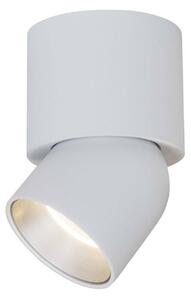 The Light Group Reflektor sufitowy LED SLC CUP, biały/srebrny, 930, Ø 7,5 cm, ściemniany możliwość ściemniania, biały / opal, salon / jadalnia, aluminium, nowoczesny