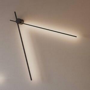 Wever & Ducré Lighting Lampa sufitowa Fil Spin 1.0, możliwość ściemniania, czarny, salon / jadalnia, aluminium, nowoczesny
