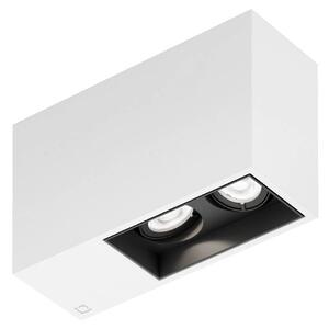 Wever & Ducré Lighting Oprawa sufitowa wpuszczana Plano petit 2.0, możliwość ściemniania, biały / opal, przedpokój, aluminium, nowoczesny