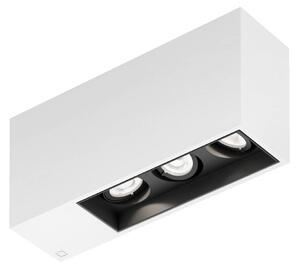 Wever & Ducré Lighting Oprawa sufitowa wpuszczana Plano petit 3.0, możliwość ściemniania, biały / opal, przedpokój, aluminium, nowoczesny