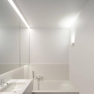 Wever & Ducré Lighting Kinkiet zewnętrzny Train 2.0, możliwość ściemniania, biały / opal, aluminium, nowoczesny