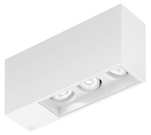 Wever & Ducré Lighting Oprawa sufitowa wpuszczana Plano petit 3.0, możliwość ściemniania, biały / opal, przedpokój, aluminium, nowoczesny