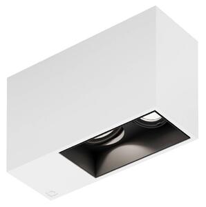 Wever & Ducré Lighting Oprawa sufitowa wpuszczana Plano 2.0, możliwość ściemniania, biały / opal, salon / jadalnia, aluminium, nowoczesny