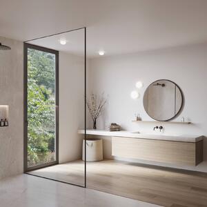 Wever & Ducré Lighting Lampa sufitowa Perlez 1.0, możliwość ściemniania, biały / opal, łazienka, szkło
