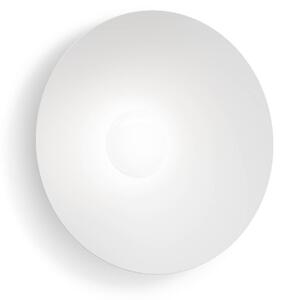 Wever & Ducré Lighting Kinkiet Clea 2.0, możliwość ściemniania, biały / opal, salon / jadalnia, aluminium