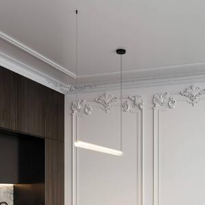 Wever & Ducré Lighting Lampa wisząca Finelle 1.0, możliwość ściemniania, kremowy / amber, salon / jadalnia, szkło, nowoczesny