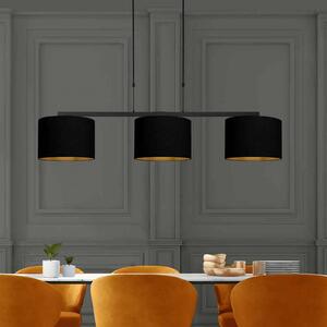 Steinhauer Lampa wisząca Stang, możliwość ściemniania, czarny, salon / jadalnia, metal, nowoczesny