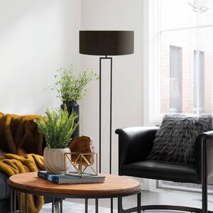 Steinhauer Lampa stojąca Stang, możliwość ściemniania, czarny, salon / jadalnia, metal, nowoczesny