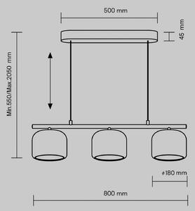 Maytoni Lampa wisząca Spirito, możliwość ściemniania, biały / opal, salon / jadalnia, metal, nowoczesny