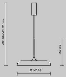 Maytoni Lampa wisząca Gerhard, biały / opal, salon / jadalnia, metal, nowoczesny