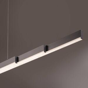 FISCHER & HONSEL Lampa wisząca Vayana, możliwość ściemniania, aluminiowy / szary / cynkowy, salon / jadalnia, metal, nowoczesny